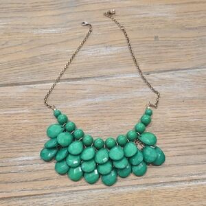 Elegant Green Beaded Necklace